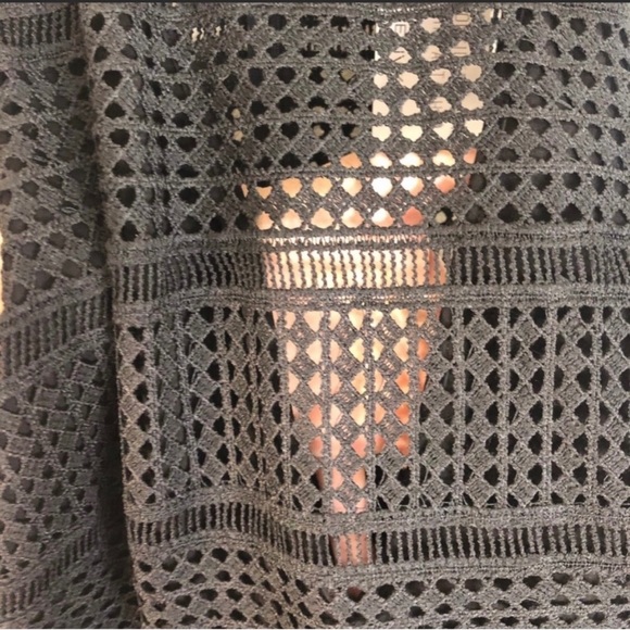 Dance & Marvel Black Lace Short Sleeve Dress - Picture 6 of 15